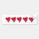 Search for red hearts bumper stickers Valentine