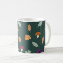 Search for autumn leaves pattern mugs Rustic