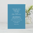 Search for blue bridal shower invitations Modern