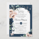 Search for blush and navy quinceanera invitations For kids