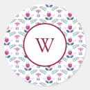 Search for watercolor tulips stickers Purple