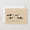 Search for purchase note cards Customer