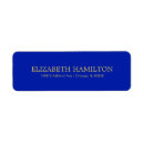 Search for royal baby shower return address labels Blue