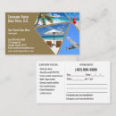 Search for travel agent business cards Tropical vacation agency