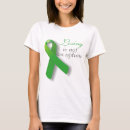 Search for traumatic brain injury tshirts Green