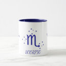Recherche de signe scorpion tasses Bleu