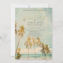 Search for retro beach wedding invitations Hawaii