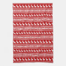 Search for vintage christmas placemats Red and white