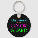 Search for colour guard keychains Flag