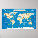 Search for animal world map posters Preschool