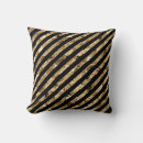 Search for black and gold stripes pillows Metallic