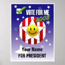 Search for vote for me posters President