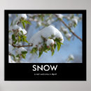 Recherche de neige posters Blanc