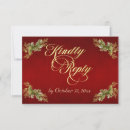 Search for holiday party rsvp cards Red