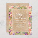 Recherche de kraft anniversaire invitations Aquarelle