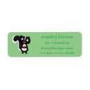 Search for skunk return address labels Cartoon