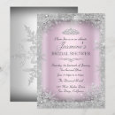 Recherche de winter wonderland bridal shower invitations Rose