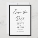 Search for black background save the dates Elegant
