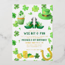 Search for pot leaf 5x7 invitations Leprechaun