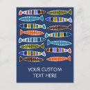 Search for fish pattern postcards Colourful