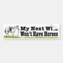 Search for funny horse bumper stickers Equestrian