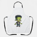 Search for frankenstein halloween aprons Spooky