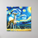 Search for whippet canvas prints Canine