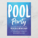 Search for pool party invitations Modern