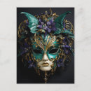 Search for masquerade masks postcards Mardi gras