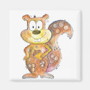 Search for funny squirrel magnets Whimsical