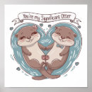 Search for otters art Cute