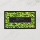Search for garden design business cards Nature