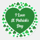 Search for green shamrock stickers Irish