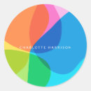 Search for colourful geometric shapes stickers Fun