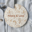 Search for sixties buttons Hippie