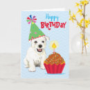 Search for westie birthday cards Westy