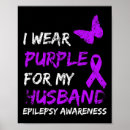 Search for epilepsy purple ribbon posters Wear