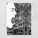 Search for abstract art postcards Black and white