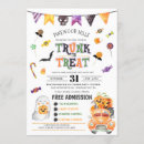 Recherche de friandises invitations Fête d'halloween