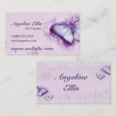 Recherche de papillon pourpre cartes visite Féminin