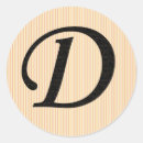Search for monogram letter d stickers Black