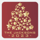 Search for golden tree stickers Gold christmas