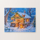 Search for christmas lights puzzles Winter magic