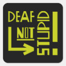 Search for disability awareness stickers Hard of hearing