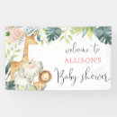 Search for baby girl shower backdrops Safari animals