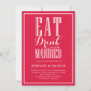 Recherche de crimson wedding invitations Typographie