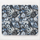 Search for blue floral pattern mousepads Boho