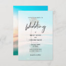Search for paradise wedding invitations Beach