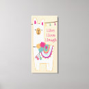 Search for cute llama canvas prints Animal