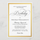 Search for elegant dinner birthday invitations Classic